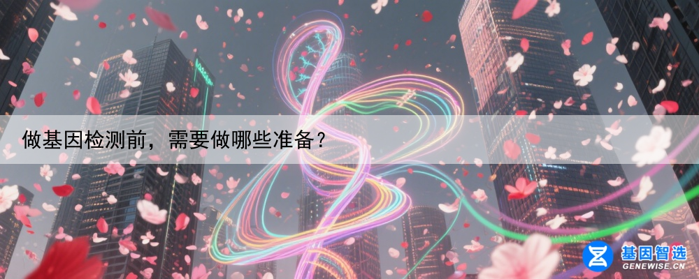 做基因检测前，需要做哪些准备？