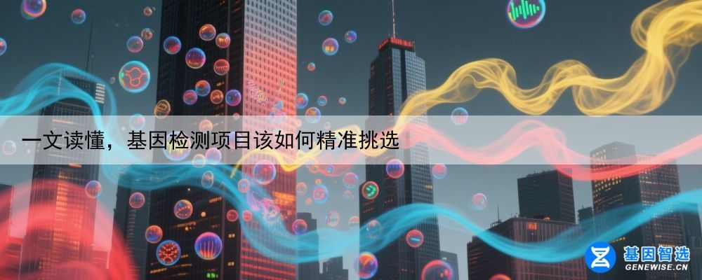 一文读懂，基因检测项目该如何精准挑选